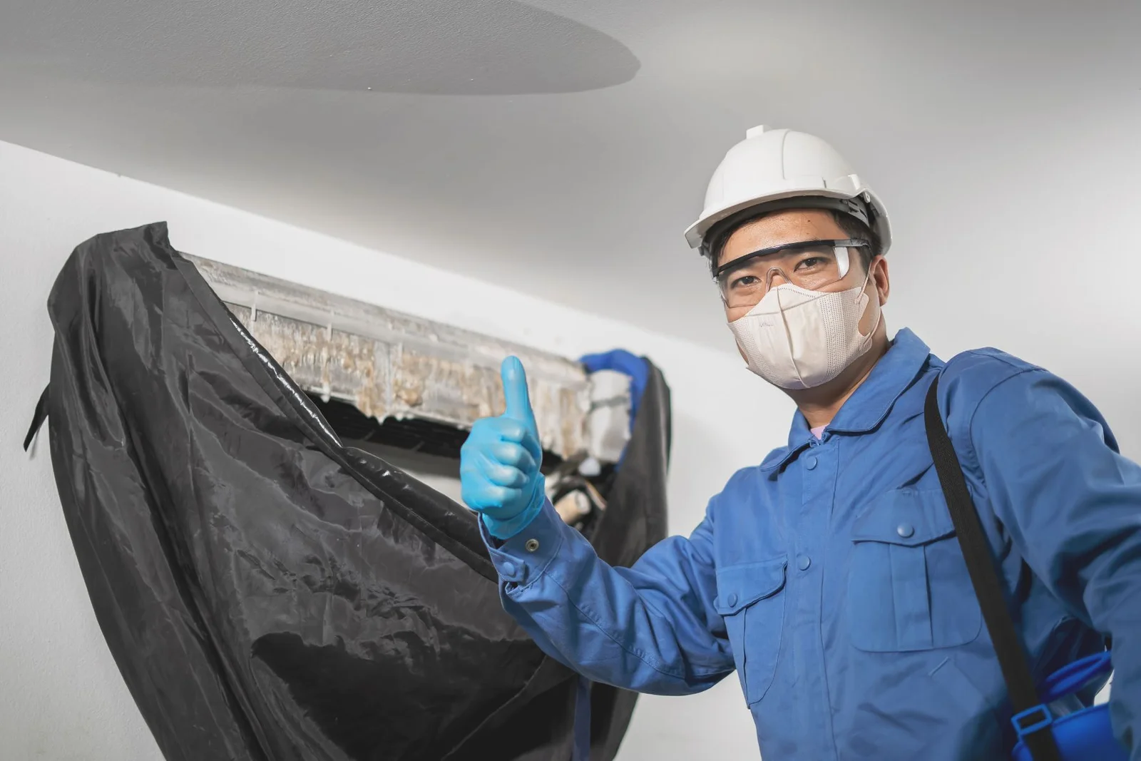 Air duct cleaning blue gold