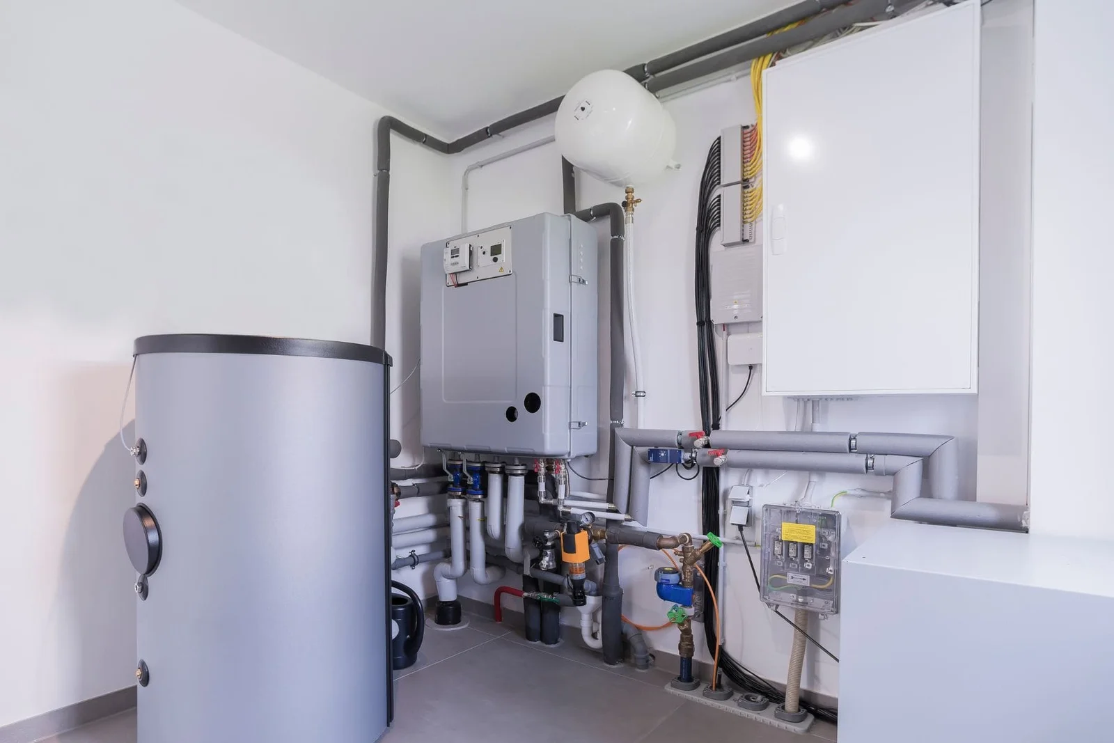 boiler cleaning office building